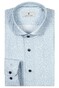 Thomas Maine Mountain Fantasy Pattern Roma Modern Kent Poplin Overhemd Lichtblauw-Wit