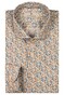Thomas Maine Multicolor Fantasy Floral Pattern Roma Modern Kent Overhemd Navy-Bruin
