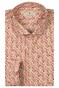 Thomas Maine Multicolor Fantasy Floral Pattern Roma Modern Kent Overhemd Rood-Bruin
