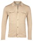 Thomas Maine Overshirt Button Cardigan Single Knit Vest Beige