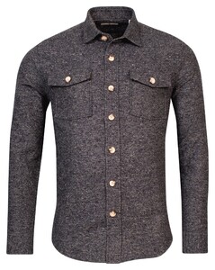 Thomas Maine Overshirt Recycled Flanel Navy