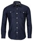 Thomas Maine Overshirt Uni Melange Navy