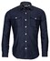 Thomas Maine Overshirt Uni Melange Overshirt Navy
