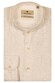 Thomas Maine Palermo Yarn Dyed Linnen Band Collar Overhemd Wit