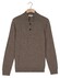 Thomas Maine Placket Buttons Closure Single Knit Subtle Mélange Color Trui Taupe