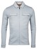 Thomas Maine Polo Collar Full Zip Overshirt Double Chest Pocket Overshirt Licht Blauw