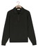 Thomas Maine Polo Half Zip Collar Sweatshirt Trui Donker Groen