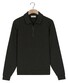 Thomas Maine Polo Half Zip Collar Sweatshirt Trui Donker Groen
