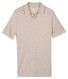 Thomas Maine Polo Pullover Fine Merino Full Needle Rib Placket Contrast Kitt