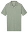 Thomas Maine Polo Pullover Fine Merino Full Needle Rib Placket Contrast Polo Soft Green