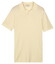 Thomas Maine Polo Pullover Fine Merino Full Needle Rib Placket Contrast Polo Zacht Geel