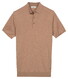 Thomas Maine Polo Pullover Fine Merino Single Knit Beige