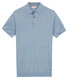 Thomas Maine Polo Pullover Fine Merino Single Knit Licht Blauw