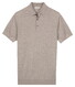 Thomas Maine Polo Pullover Fine Merino Single Knit Licht Grijs Melange