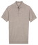 Thomas Maine Polo Pullover Fine Merino Single Knit Polo Licht Grijs Melange
