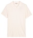 Thomas Maine Polo Pullover Full Needle Rib Placket Single Knit Off White