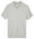 Thomas Maine Polo Pullover Full Needle Rib Placket Single Knit Poloshirt Ice Blue