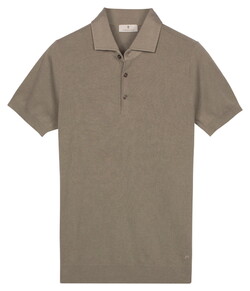 Thomas Maine Polo Pullover Half Milano Knit Groen