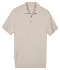 Thomas Maine Polo Pullover Stroke Pattern Knit Kitt