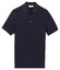 Thomas Maine Polo Pullover Stroke Pattern Knit Polo Navy