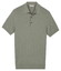 Thomas Maine Polo Pullover Stroke Pattern Knit Poloshirt Green