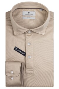 Thomas Maine Premium Supima Cotton Interlock Long Sleeve Polo Kitt