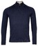 Thomas Maine Pullover Half Zip Double Knit Inner Cotton Layer Trui Navy