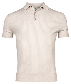Thomas Maine Pullover Polo Collar Single Knit Front Rib Knit Kitt