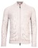 Thomas Maine Ribbed Cardigan Zip Vest Licht Grijs