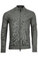 Thomas Maine Ribbed Cardigan Zip Vest Mid Grey Melange