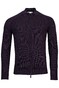 Thomas Maine Ribbed Cardigan Zip Vest Navy