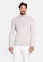 Thomas Maine Rollneck Allover Multi Diagonal Cable Knit Trui Off White