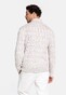 Thomas Maine Rollneck Allover Multi Diagonal Cable Knit Trui Off White