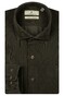 Thomas Maine Roma Fine Corduroy Uni Color Modern Kent Overhemd Groen