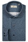 Thomas Maine Roma Herringbone Pattern Jersey Modern Kent Overhemd Navy