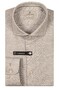 Thomas Maine Roma Modern Kent Jersey Piqué Melange Overhemd Soft Grey