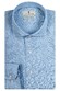 Thomas Maine Roma Modern Kent Linnen Faux-Uni Overhemd Licht Blauw