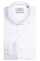 Thomas Maine Roma Modern Kent Linnen Faux-Uni Overhemd Wit