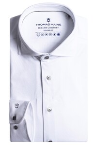 Thomas Maine Roma Modern Kent Luxury Comfort Overhemd Optical White