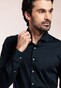 Thomas Maine Roma Modern Kent Luxury Comfort Soft Liquid Cotton Overhemd Navy