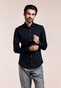 Thomas Maine Roma Modern Kent Luxury Comfort Soft Liquid Cotton Overhemd Navy