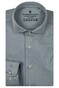Thomas Maine Roma Modern Kent Uni Color Luxury Comfort Overhemd Midden Blauw