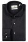 Thomas Maine Roma Modern Kent Uni Color Merino Jersey Overhemd Navy