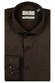 Thomas Maine Roma Modern Kent Uni Color Merino Jersey Overhemd Taupe