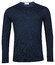 Thomas Maine Ronde Hals Single Knit Merino Wool Trui Dark Jeans
