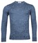 Thomas Maine Ronde Hals Single Knit Merino Wool Trui Denim Blue