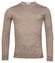 Thomas Maine Ronde Hals Single Knit Merino Wool Trui Jute