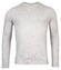 Thomas Maine Ronde Hals Single Knit Merino Wool Trui Licht Grijs