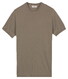 Thomas Maine Short Sleeve Crew Neck Half Milano Knit Trui Groen