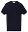 Thomas Maine Short Sleeve Crew Neck Half Milano Knit Trui Navy